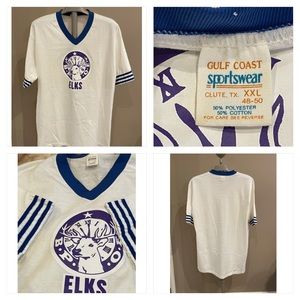 Vintage 80s Elks Lodge Baseball tee